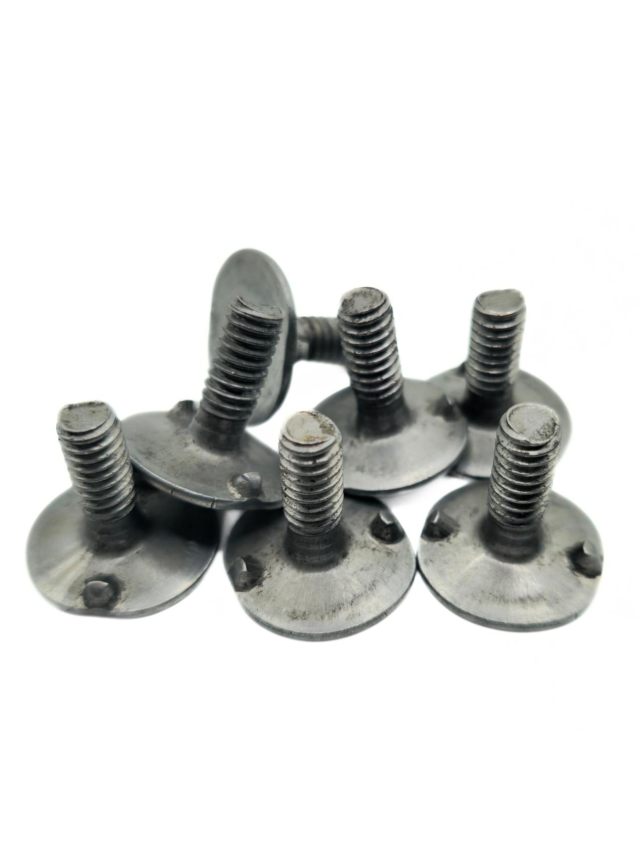Tornillos p/ correa y noria 1/4" x 19mm cabeza 21mm