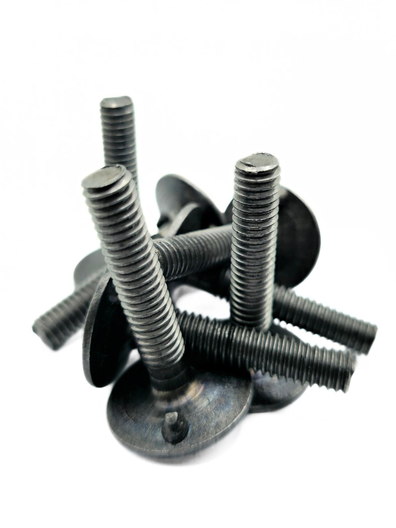 Tornillos p/ correa y noria 5/16" x 45mm cabeza 27mm